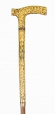 Antique Edwardian  Bamboo Ormolu Sword / Walking Stick Cane London 1900 | Ref. no. A2497 | Regent Antiques