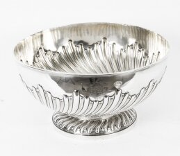 Antique Sterling Silver Punch Bowl Walter Barnard 1892 19th C | Ref. no. A2521 | Regent Antiques