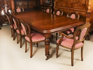 Vintage Extending Dining Table & 8 Admiralty Dining Chairs 20th C | Ref. no. A3330a | Regent Antiques