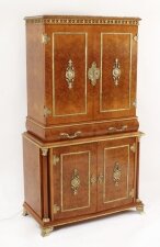 Vintage French Ormolu Mounted Burr Walnut Cocktail Cabinet C1930 | Ref. no. A3371 | Regent Antiques
