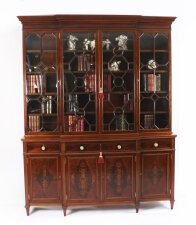 Antique Four Door Breakfront Bookcase by Edwards & Roberts 19th C | Ref. no. A3542 | Regent Antiques