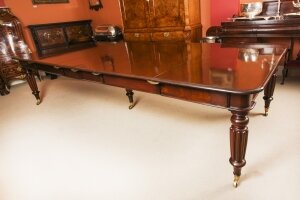 Antique 11ft Gillows Style William IV Extending  Dining Table  C1835 19th C | Ref. no. A3846 | Regent Antiques