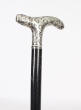 Antique Walking Cane Stick  Silver Handle 1890 | Ref. no. A3886c | Regent Antiques