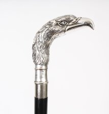 Antique Russian Silver Eagle Handle Walking Stick 19th Century | Ref. no. A3888b | Regent Antiques
