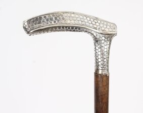 Antique Continental Silver Walking Stick 19th Century Circa 1880 86cm 34inch | Ref. no. A3890b | Regent Antiques