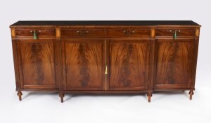 Vintage 7ft Large Flame Mahogany Sideboard by William Tillman Late 20th C | Ref. no. A3947 | Regent Antiques