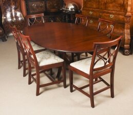 Vintage William Tillman Regency Dining Table & 6 Regency Revival  Chairs 20th C | Ref. no. A3972a | Regent Antiques