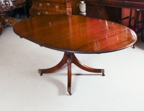 Vintage William Tillman Oval Regency Revival Dining Table & Leaf  20th C | Ref. no. A4072 | Regent Antiques