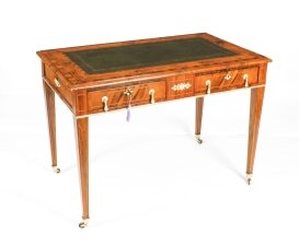 Antique Victorian Burr Walnut Writing Table Desk Bureau Plat 19th C | Ref. no. A4101 | Regent Antiques