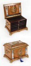 Antique French King wood Sevres and Ormolu Mounted Cigar Humidor c.1870 19th C | Ref. no. A4131 | Regent Antiques