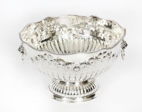 Antique Silver Plated Wine Cooler Punch Bowl / Champagne Cooler, 19th C | Ref. no. A4158 | Regent Antiques