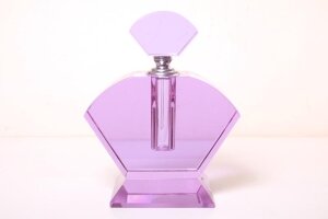 Art Deco Style Large Purple Crystal Perfume Bottle | Ref. no. S0001 | Regent Antiques