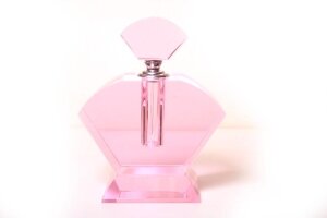 Art Deco Style Large Pink Crystal Perfume Bottle | Ref. no. S0002 | Regent Antiques