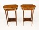 Vintage Pair Burr Walnut Occasional Side Tables | Ref. no. 02207 | Regent Antiques