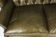 Bespoke English Leather Chippendale Club Settee Sofa Alga Green | Ref. no. 06770g | Regent Antiques