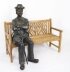 Vintage Lifesize Bronze Sculpture of Seated Charlie Chaplin 20th Century | Ref. no. 09258x | Regent Antiques