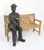 Vintage Lifesize Bronze Sculpture of Seated Charlie Chaplin 20th Century | Ref. no. 09258x | Regent Antiques