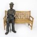 Vintage Lifesize Bronze Sculpture of Seated Charlie Chaplin 20th Century | Ref. no. 09258x | Regent Antiques