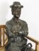 Vintage Lifesize Bronze Sculpture of Seated Charlie Chaplin 20th Century | Ref. no. 09258x | Regent Antiques