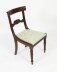 Vintage Set 8 Mahogany Regency Revival  Bar Back Dining Chairs 20th C | Ref. no. A1043 | Regent Antiques