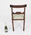 Vintage Set 18 Mahogany Regency Revival  Bar Back Dining Chairs 20th C | Ref. no. A1043X | Regent Antiques