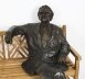 Vintage Life Size Bronze of Albert Einstein on a Garden Bench 20th C | Ref. no. A1160x | Regent Antiques