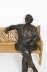 Vintage Life Size Bronze of Albert Einstein on a Garden Bench 20th C | Ref. no. A1160x | Regent Antiques