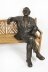 Vintage Life Size Bronze of Albert Einstein on a Garden Bench 20th C | Ref. no. A1160x | Regent Antiques