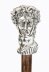 Antique Italian Cast 800 Silver Romanesque walking stick 19th C 103cmx41inch | Ref. no. A2955 | Regent Antiques