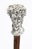 Antique Italian Cast 800 Silver Romanesque walking stick 19th C 103cmx41inch | Ref. no. A2955 | Regent Antiques