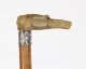 Antique Walking Stick Cane with Carved Greyhound Handle 1874 19th C  89cm/35inch | Ref. no. A3817 | Regent Antiques