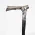 Antique Continental Silver Ebonized Walking Cane Stick  19th Century | Ref. no. A3884a | Regent Antiques