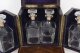 Antique Victorian Burr Walnut 4 Bottle Crystal Decanter Tantalus  19th C | Ref. no. A3903 | Regent Antiques