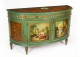 Antique French Painted Demi Lune Cabinet Commode  20th C | Ref. no. A3919a | Regent Antiques