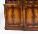 Vintage Flame Mahogany Breakfront Bookcase / Display Cabinet 20th Century | Ref. no. A3988 | Regent Antiques