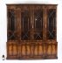 Vintage Flame Mahogany Breakfront Bookcase / Display Cabinet 20th Century | Ref. no. A3988 | Regent Antiques