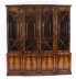 Vintage Flame Mahogany Breakfront Bookcase / Display Cabinet 20th Century | Ref. no. A3988 | Regent Antiques