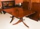 Vintage Twin Pillar Mahogany Dining Table & 10 Chippendale Dining Chairs 20th C | Ref. no. A3992a | Regent Antiques