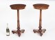 Vintage Pair William IV Revival Burr Walnut Occasional Tables 20th century | Ref. no. A3993 | Regent Antiques