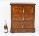 Bespoke Burr  Walnut Bedside Chest Cabinet | Ref. no. A3999a | Regent Antiques