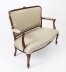 Bespoke Louis Reviva Walnut Pair Armchairs & Sofa Suite | Ref. no. A4000 | Regent Antiques