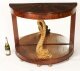 Antique Pair Italian Flame Mahogany Giltwood Dolphin Console Tables 19th C | Ref. no. A4017 | Regent Antiques