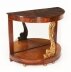 Antique Pair Italian Flame Mahogany Giltwood Dolphin Console Tables 19th C | Ref. no. A4017 | Regent Antiques