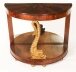 Antique Pair Italian Flame Mahogany Giltwood Dolphin Console Tables 19th C | Ref. no. A4017 | Regent Antiques