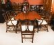 Antique Regency Twin Pillar Flame Mahogany Dining Table C1820 19th C | Ref. no. A4030 | Regent Antiques