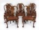 Antique Regency Twin Pillar Dining Table 19th C & 8 Queen Anne Chairs | Ref. no. A4030C | Regent Antiques