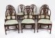 Antique Twin Pillar Regency  Dining Table 19th C & 8 chairs | Ref. no. A4030a | Regent Antiques