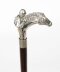 Antique Sterling Silver Horse & Jockey Walking Cane Stick  19th C 94cm/37inches | Ref. no. A4039a | Regent Antiques