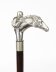 Antique Sterling Silver Horse & Jockey Walking Cane Stick  19th C 94cm/37inches | Ref. no. A4039a | Regent Antiques