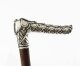 Antique French Silver Saddle & Stirrup Walking Stick Cane 19th C 84cm/33inch | Ref. no. A4039b | Regent Antiques